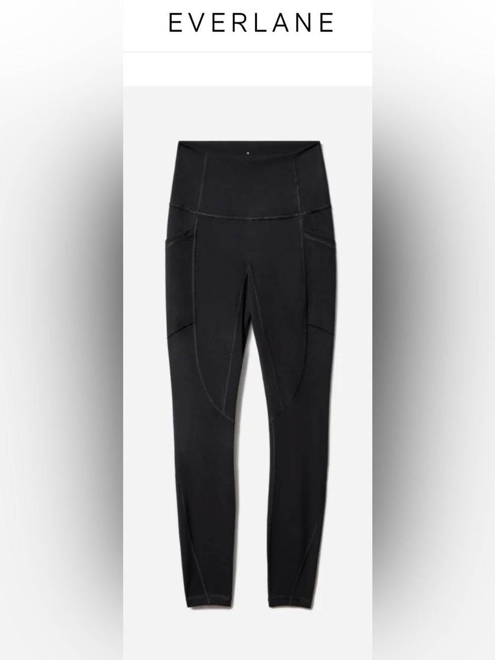 Everlane The Perform Pocket Legging black with side pockets size XS $68